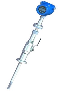 高壓熱式氣體質量流量計滿管型外觀結構圖